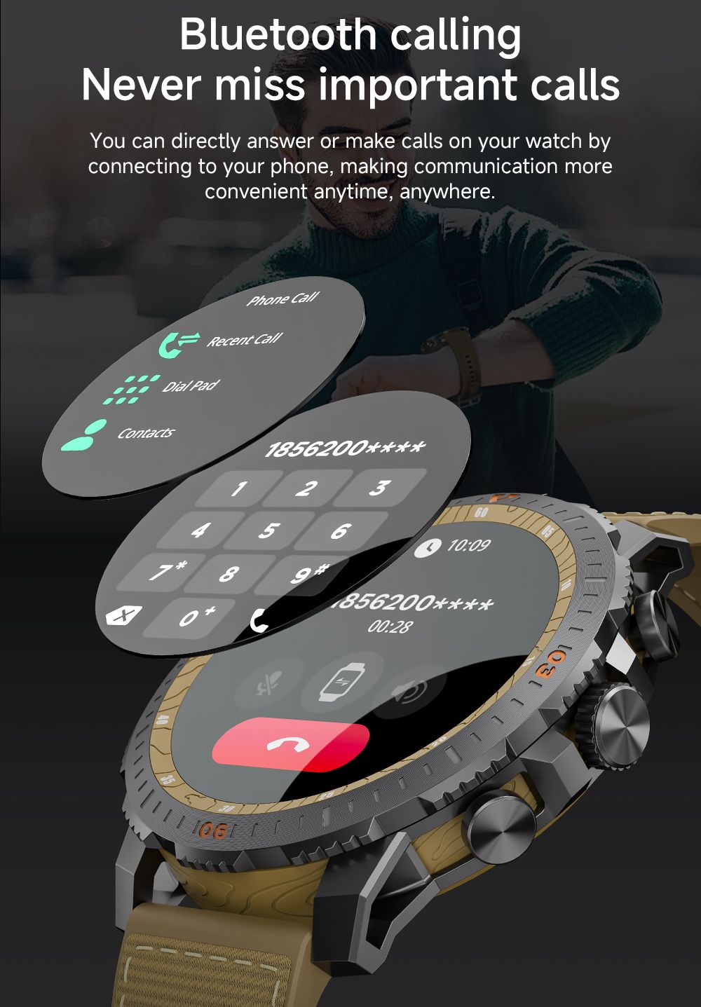 Smartwatch V313 - Verde