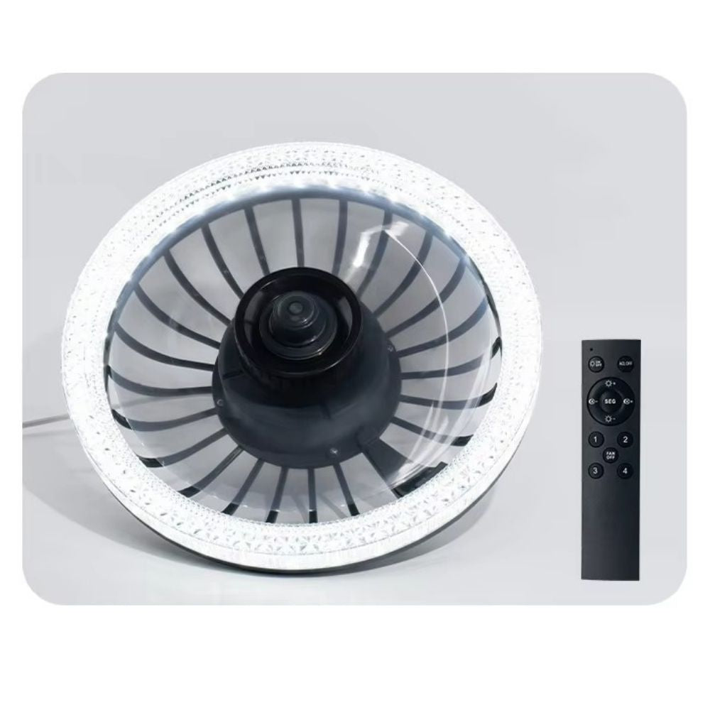 Lampă de Tavan cu Ventilator și Telecomandă