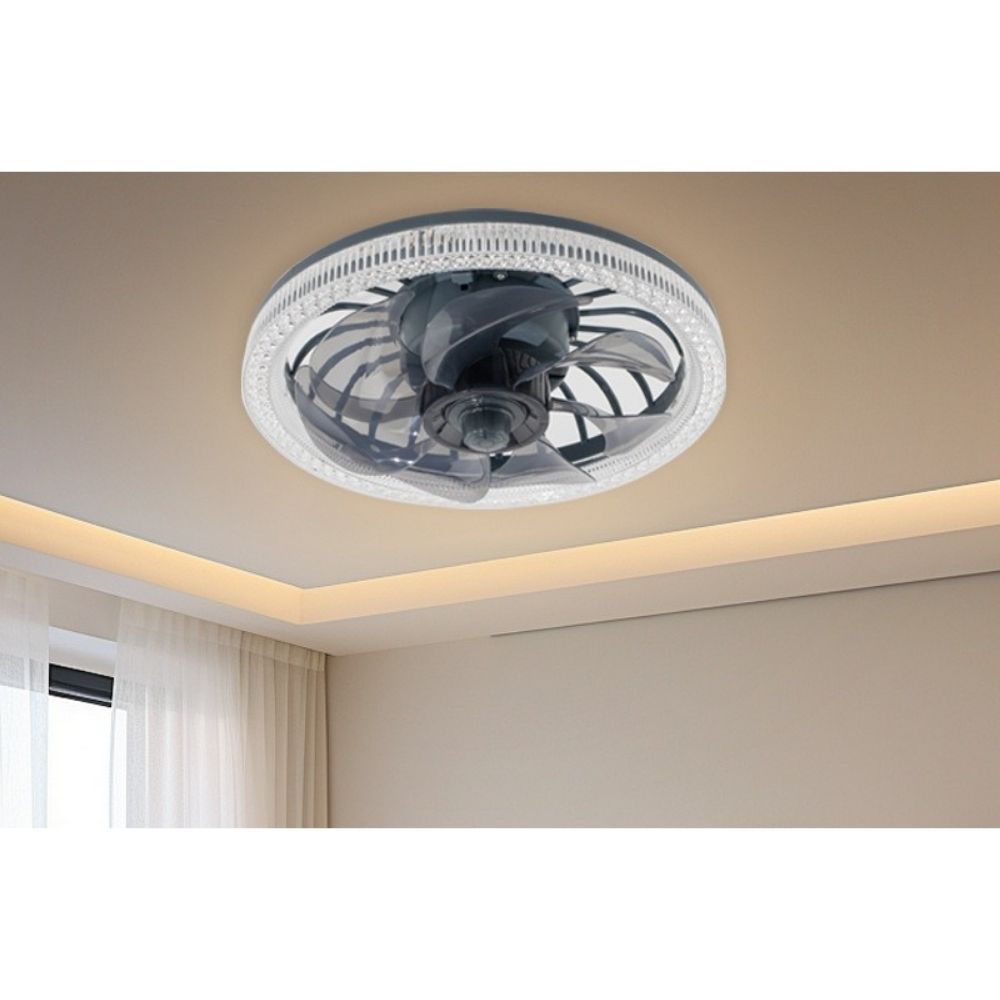 Lampă de Tavan cu Ventilator și Telecomandă