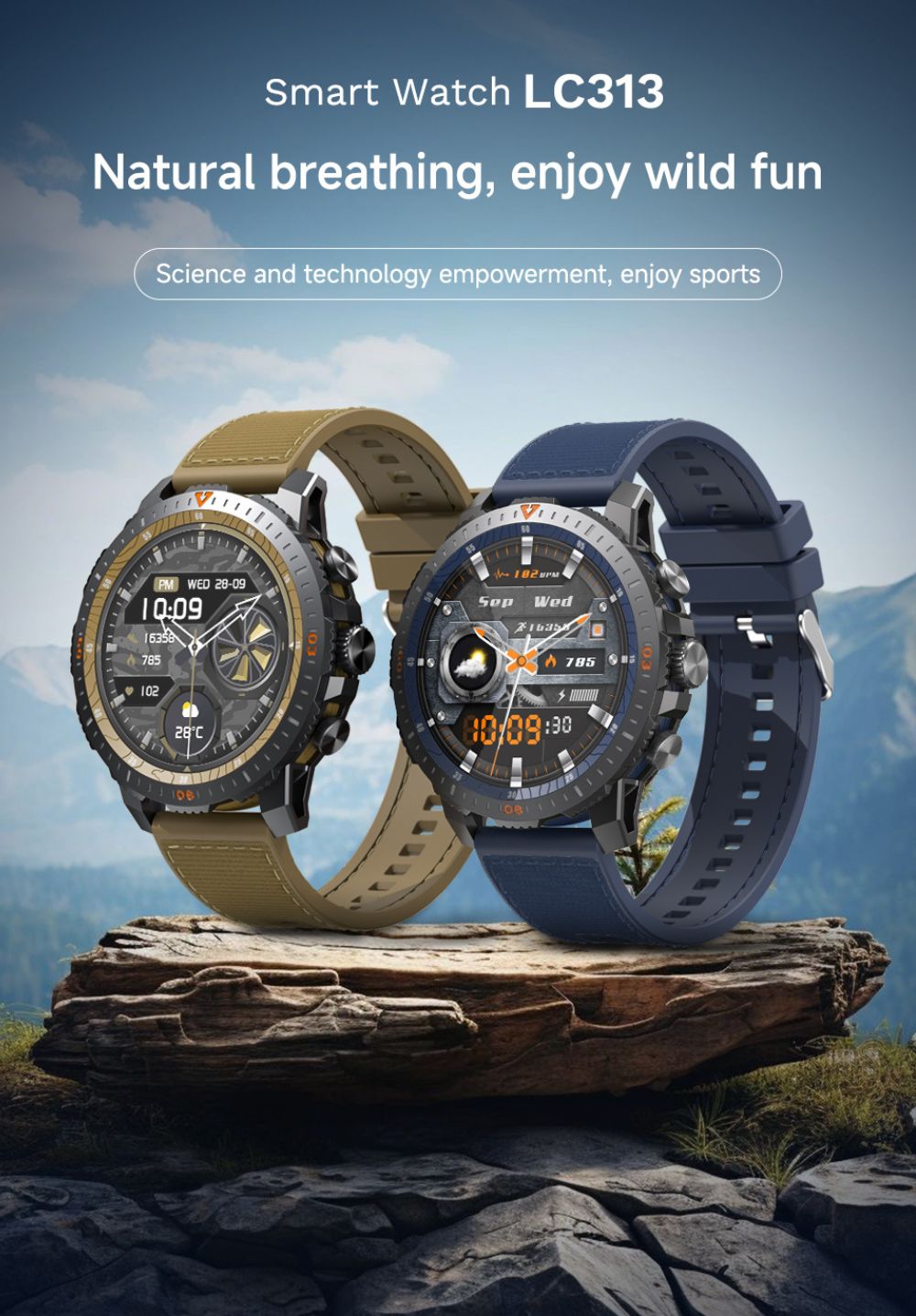 Smartwatch V313 - Verde