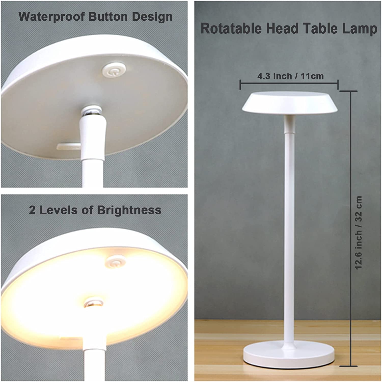 A108 Lampa LED Gentile Alb