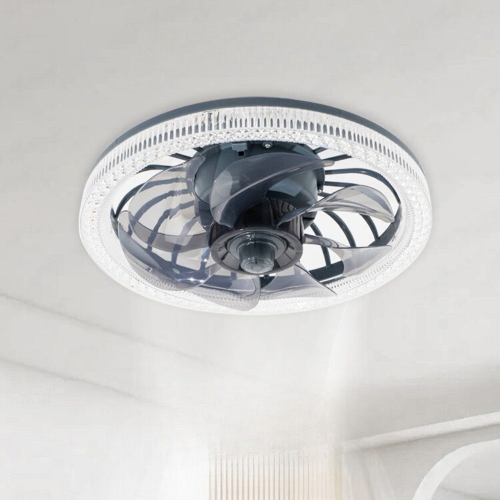 Lampă de Tavan cu Ventilator și Telecomandă