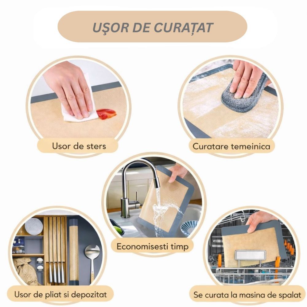 SET 2X FOI DE COPT DIN SILICON