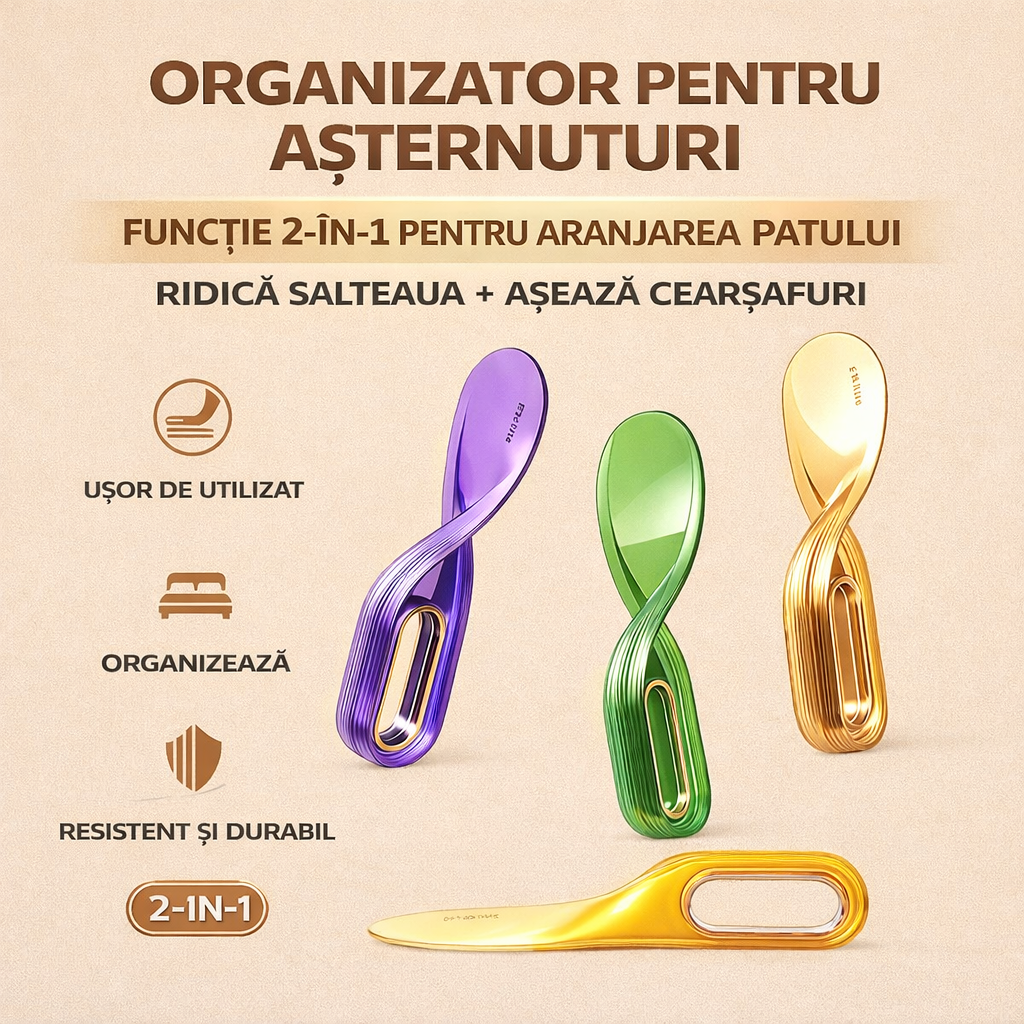 Dispozitiv pentru aranjarea patului